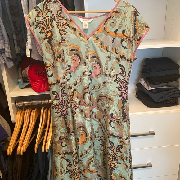 Gorgeous Sundance green silk floral dress - Picture 4 of 5